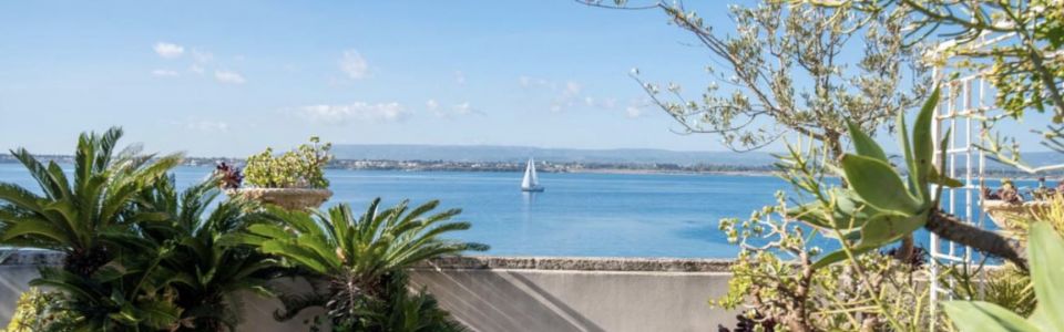 View from common terrace Palazzo Blanco and Suite Maniace View from common terrace Palazzo Blanco and Suite Maniace